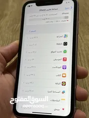  5 ايفون 11 بحالة الوكاله ولا نقرة ذاكرة 128  بطارية 86