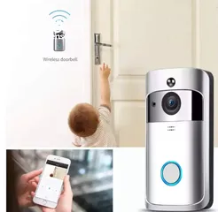  11 جرس الفيديو الاصلي V5 Doorbell  بتقنية WIFI  للرد عن بعد