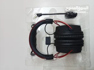  4 سماعه Hyperx Cloud Alpha Wireless جديده لكن open box