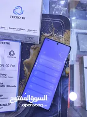  12 مستعمل CAMON 40 PRO  كسر زيرو جيجا 256 رام 16 معه كامل اغراضو الاصلسة متوفر توصيل
