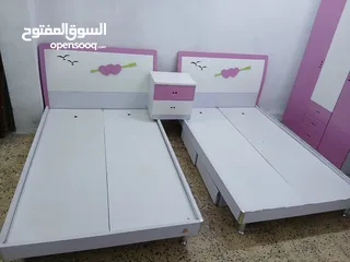  9 غرفه نوم اطفال خشب لامنيت