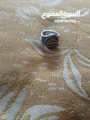  2 خواتم فضه 925