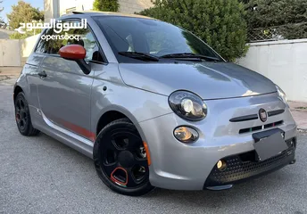  6 فيات 500 كهربائيه بالكامل موديل 2015 عداد 82000 الف كيلو فحص كامل بحالة ممتازه جدا