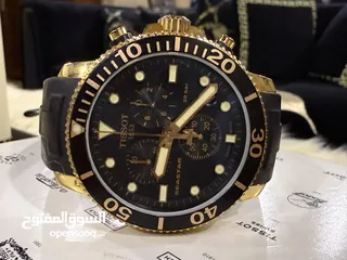  1 ساعة رجالي TISSOT تيسو seastar بحالة ممتازة