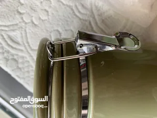  9 4pcs ceramic canister set with wooden spoons - طقم علب سيراميك متكون من 4 قطع مع ملاعق خشبية