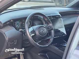  16 هونداي توسان N-Line Plug In /2022  فل الفل فتحة سقف بانوراما  فل مسكر
