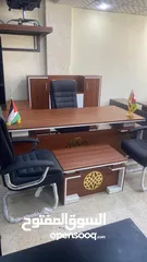  2 مكتب مدير مميز مع جانبيه وحده الادراج مع طاوله