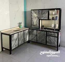  1 كاونترات مترونص ابو السلة مع سنك مترو20 مرمر