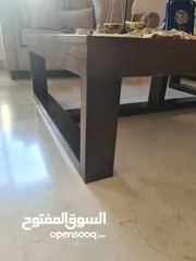  5 طقم طاولات خشب صولد أمريكي بني غامق ثقيل جدا