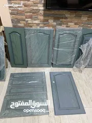  1 درف مطبخ قشرة بلوط لون تركوازي