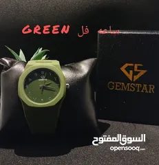  2 ساعه رجالي فل بلاك جمستار  كفاله حصريه و معتمده مقاومه للمماء هديه مع كل ساعه كيس + بكس + كرت كفاله