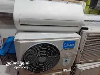  3 مكيفات واحد طن فل إنڨيرتر مستعملة في حالة ممتازة شامل التركيب
