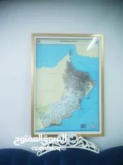  5 خارطة سلطنة عمان مع برواز
