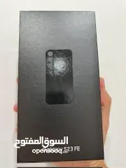  24 سامسونج S23FE جديد كفالة شرق اوسط  لمدة 12 شهر فل بكج
