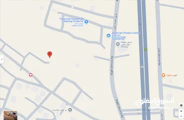  2 أرض للبيع 525 متر القسطل تبعد مسافة 500 متر عن شارع المطار, موقع مميز بجانب مسجد سلطانه من المالك