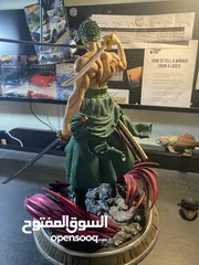 5 Zoro from one piece anime action statue, 40cm tall