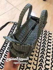  10 حقيبة توتي من ماركس جايكوبس أصليه جديده بكافة الملحقات The Washed Monogram Crossbody Tote