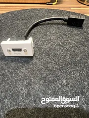  4 بريزة HDMI ابيض شنايدر    Unica HDMI data connector type A 1  Schneider Electric (unica MGU3.430.18)