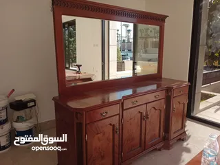  3 طاولة سفرة مع بوفيه