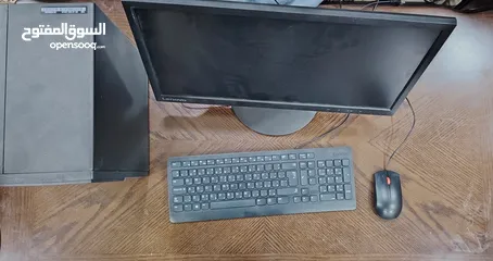  6 جهاز لينوفو مكتبي للدراسة والاستخدام الاساسي  Lenovo desktop