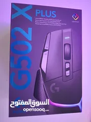  1 ماوس إحترافي Logitech G502 X PLUS LIGHTSPEED Wireless أسود - جديد