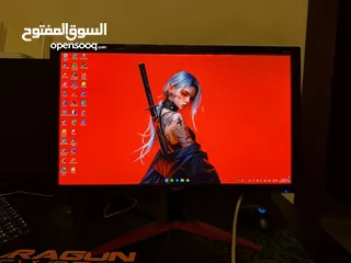  1 شاشة العاب acer 24inch 1ms/165hz
