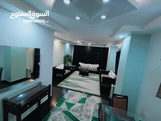  5 شقة فاخرة للايجار مفروش  بارقي منطقة بالمهندسين  شارع احمد عرابي