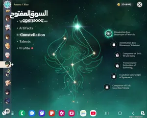  5 حساب قنشن امباكت f2p للبيع رانك 60 للبيع