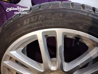  4 جنط BMW مع كاوشوك جديد دانلوب