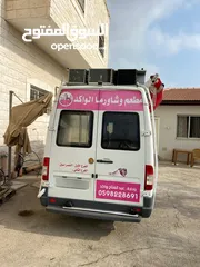  21 باص مرسيدس مفصل مطعم للبيع