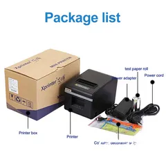  4 طابعة فواتير حرارية Thermal Receipt Printer USB + LAN