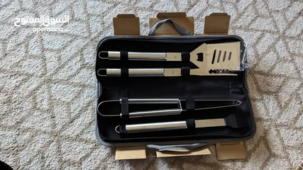  1 عدة ادوات شوي امريكية جيبسون BBQ Grill Set Gibson جديدة غير مستعمل