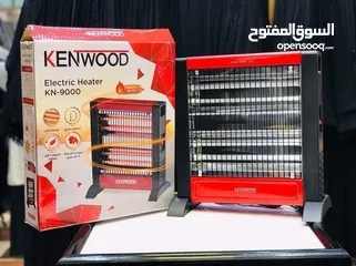  3 مدفأة KenwooD المواصفات  // مصنعة خصيصا للسوق الأوربية سلك كهربائي أكوارتزا عالي الجودة  مدفأة