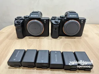  2 كاميرتين سوني  Sony a7 II  Sony a7 2 Canon 70-200 II