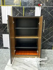  2 بشكل مميز خزانة أحذية تفصيل خشب مستورد متوفر بحجمين بسعر الجملة يتحمل اوزان عالية خشب أصلي مكفول
