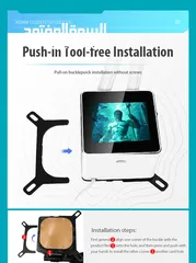  10 Huntkey MVP V360 3 Fans CPU Cooler مراوح تبريد للكيس 3 متوفرين باللونين الابيض و الاسود