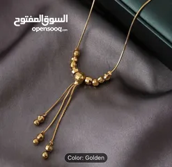  2 طوق مطلي ذهب عيار 24 موديل عربي راقي جدا
