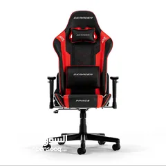  2 DXRACER P132 Prince Black/Red Gaming Chair - كرسي جيمينج باللون الاسود و الاحمر !