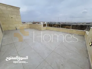  6 شقة اخير مع روف دوبلكس للبيع في حي الصحابة بمساحة اجمالية 216م