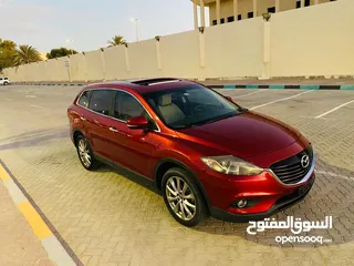  5 Mazda cx9 model 2014 GCC 7seats  full option very clean  180000 km