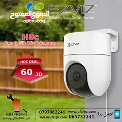  1 كاميرا المراقبة اللاسلكية المتحركة Ezviz H8c بوضوح