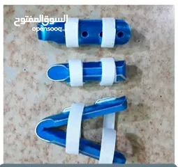  5 جبيرة الإصبع المصنوعة من الألومنيوم  دعامة دعم الإصبع المعدنية جبيره اصبع دعامه اصابع 3 قطع