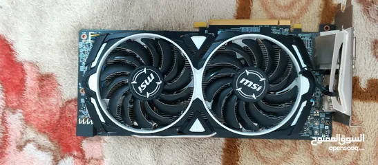  1 كرت شاشة rx 580 8g amd  السعر 70