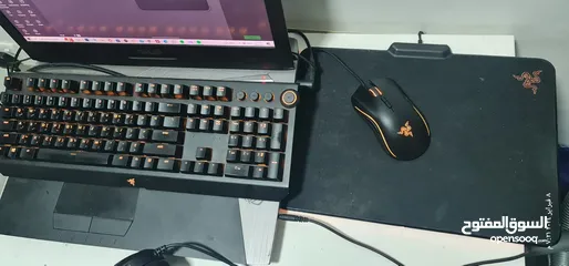  1 Keyboard Razer Blackwidow Elite + Mouse Mamba Elite + Mousemat Firefly
