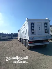  2 قلاب 2003 ماتور 43 روتايدر  مكيف شغال 100 ٪  السياره نفض كامل كوشوك 80 ٪  جراره تفصيل جديد