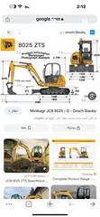  12 Small excavator GCB for rent