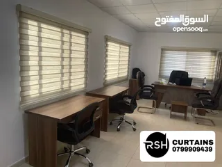  9 تفصيل و تركيب و صيانة جميع انواع ستائر الزيبرا التركية و اللنن و الرولو و جميع انواع الستائر القماش