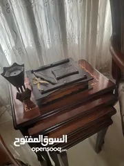  7 بوفيه شاشه مع طاولات وسط مجانا