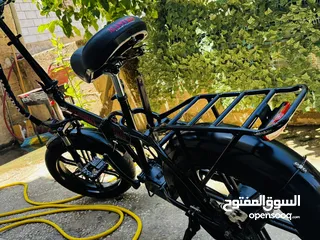  7 بسكليت كهرباء شبه جديد 48 فولت 20 امبير