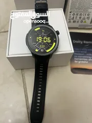  1 ساعة اميزفيت بلانس بحالة الوكالة (بالكرتونة) معها كامل اغراضها Amazfit Balance